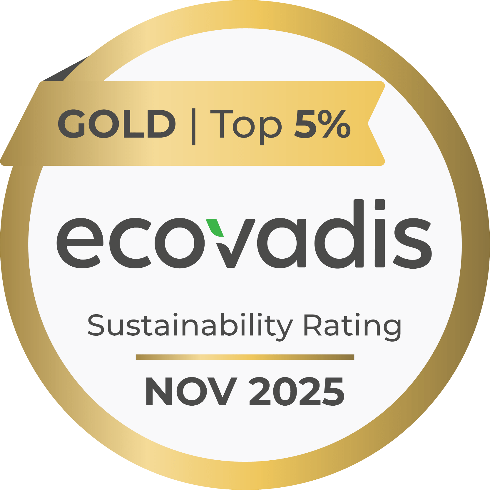 Ecovadis 2025 badge