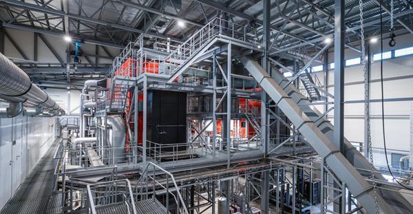 Biofuel boiler house