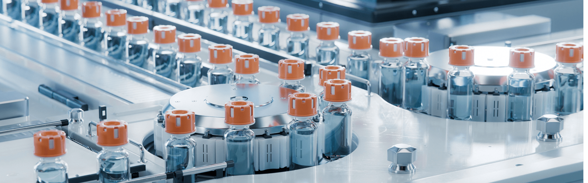 An elaborate machine equipped with various bottles and tubes, illustrating a detailed and interconnected system.