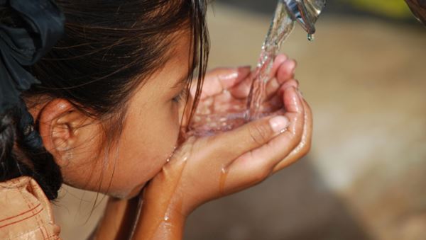 girl, child, H2O,water, drinking, Resilience Campaign