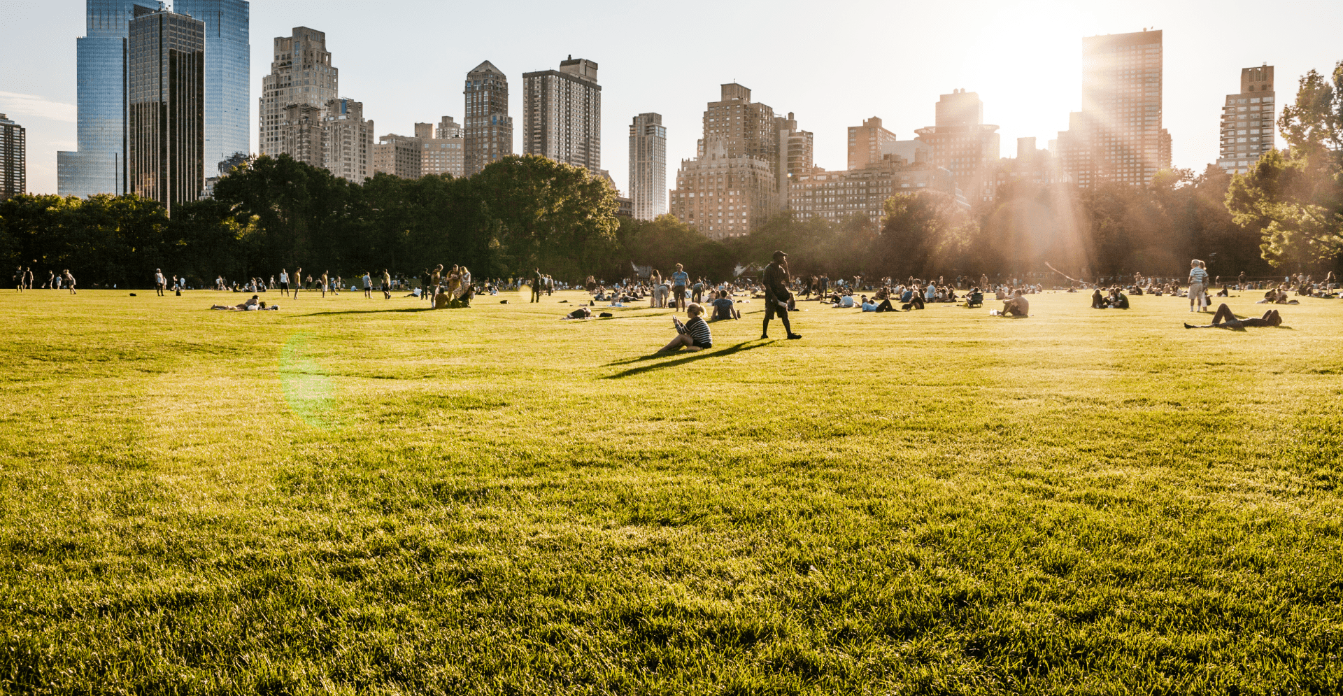 Manhattan skyline, view from Central Park