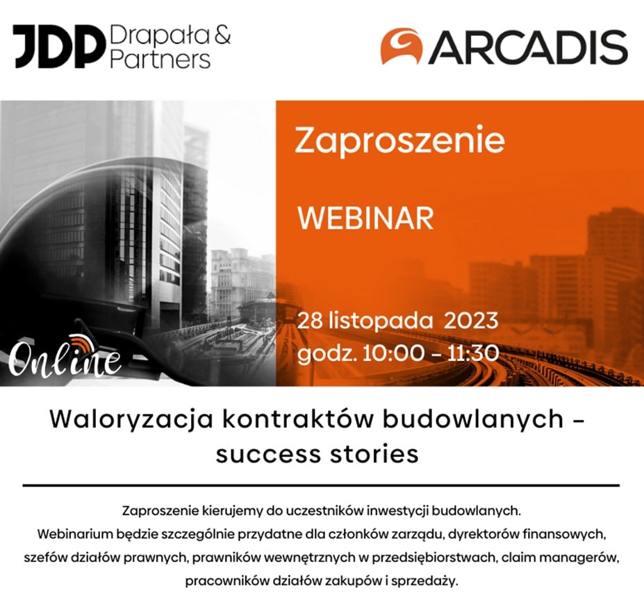 Webinar Waloryzacja kontraktow budowlanych