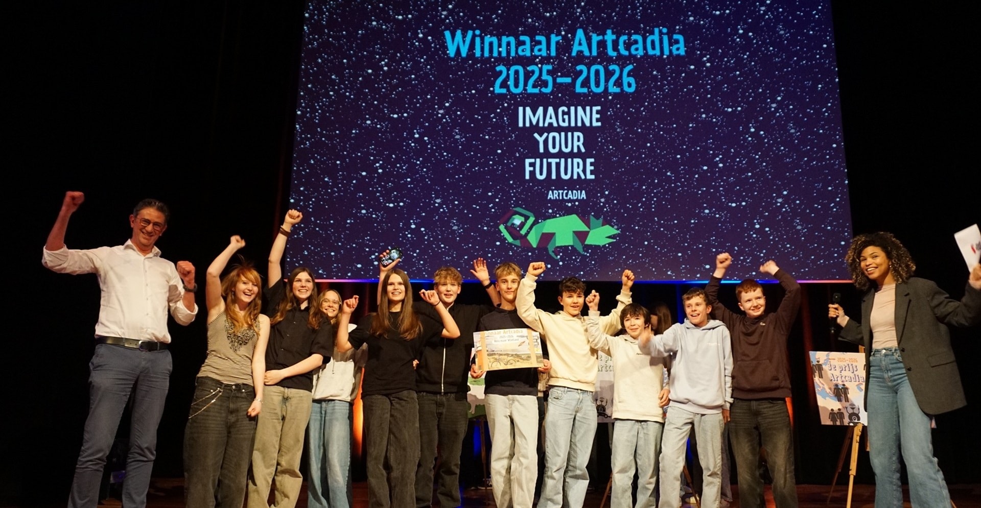 Middenschool Geraardsbergen wint Artcadia