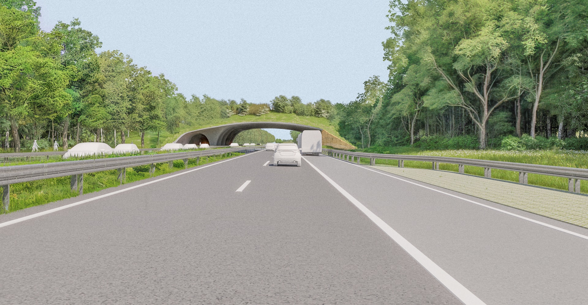 Ecoduct Helchteren-Noord (richting Hechtel-Eksel) - ©51N4E