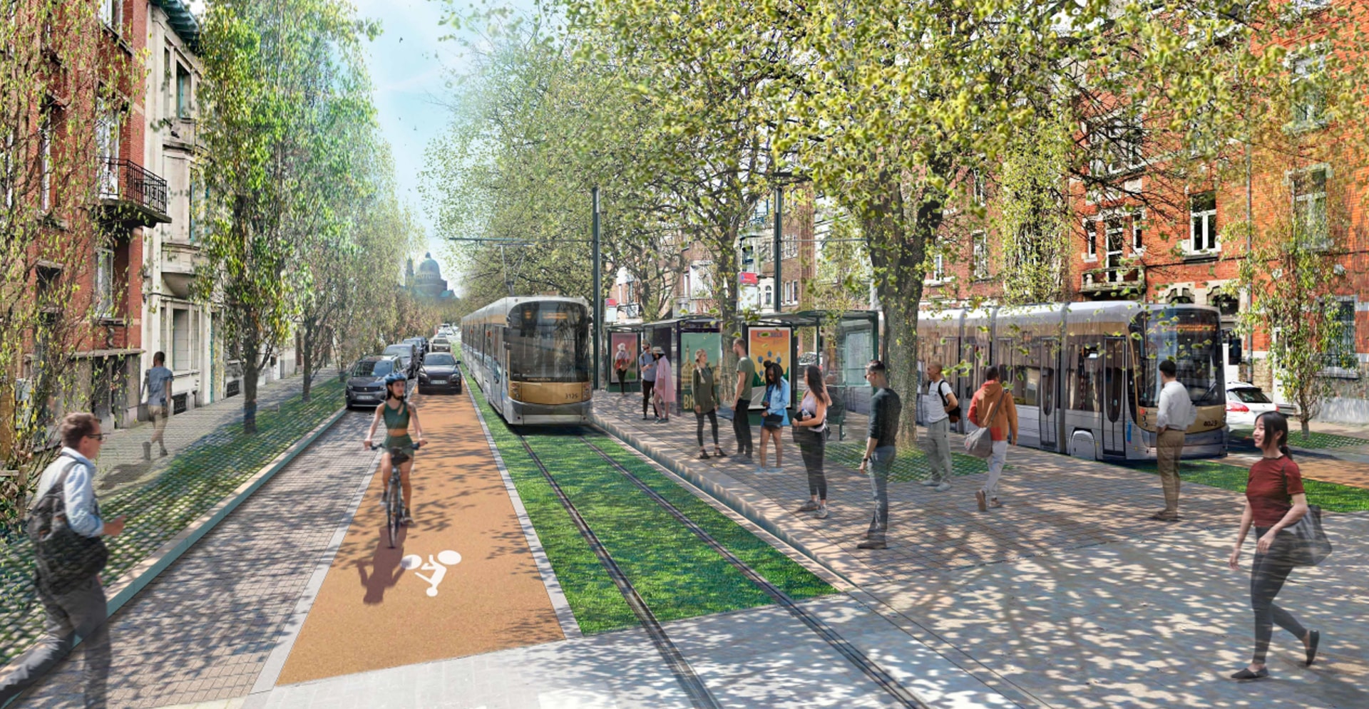 Nieuwe tramverbinding Belgica - Brussel Noord