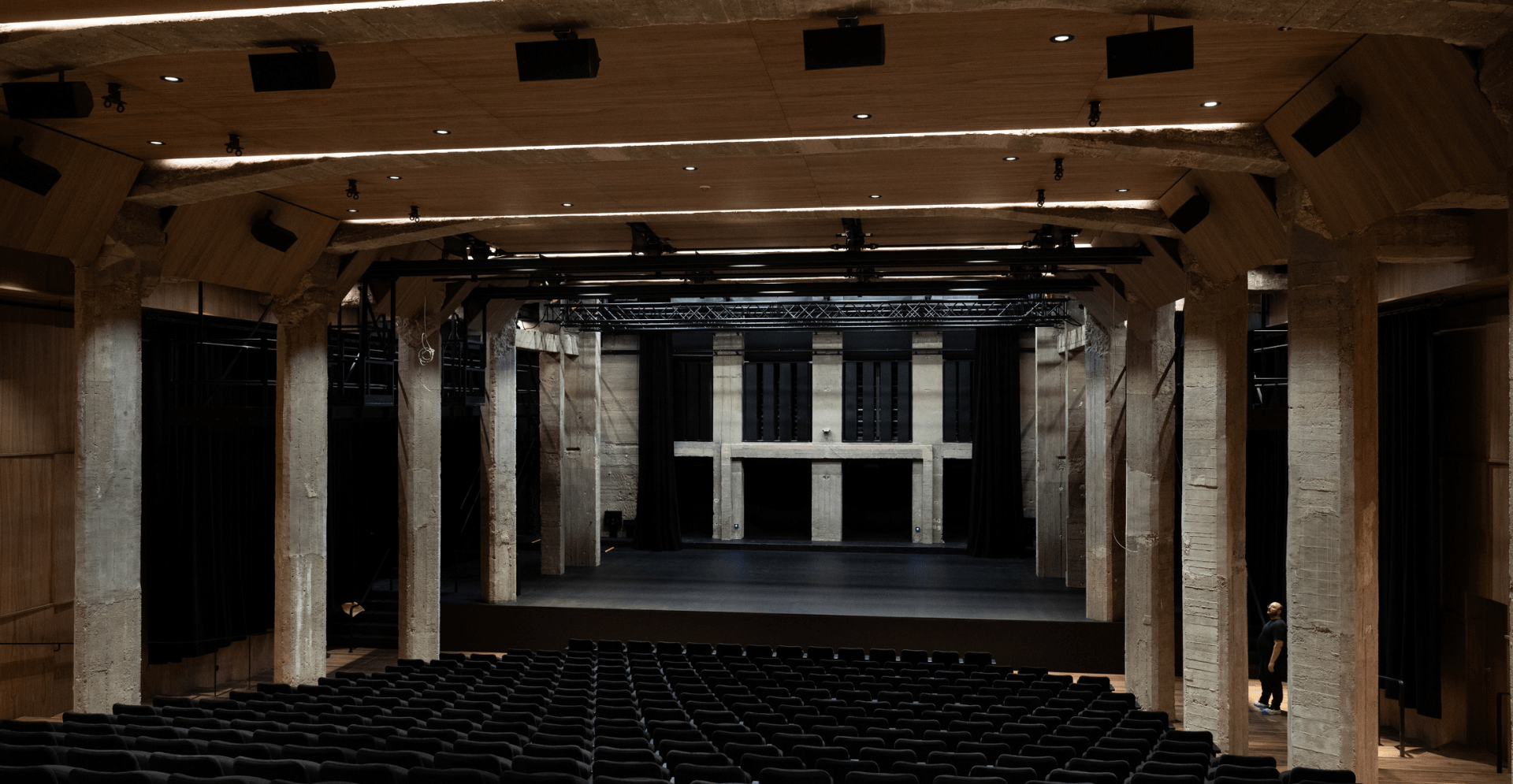 De prachtige voorgevel van cultuurtempel Bozar in Brussel