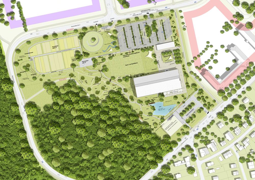 Lageplan des Alnatura Campus