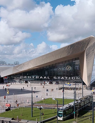 Station Rotterdam Centraal internationaal knooppunt