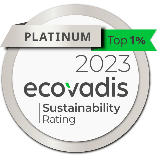 EcoVadis Platinum medal
